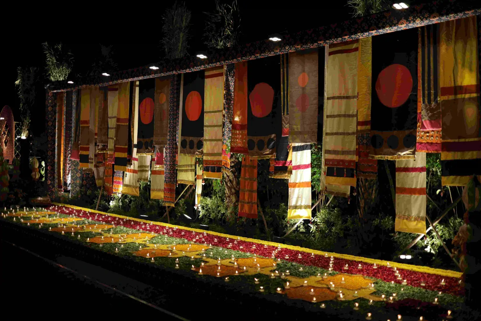 Guests in traditional dress