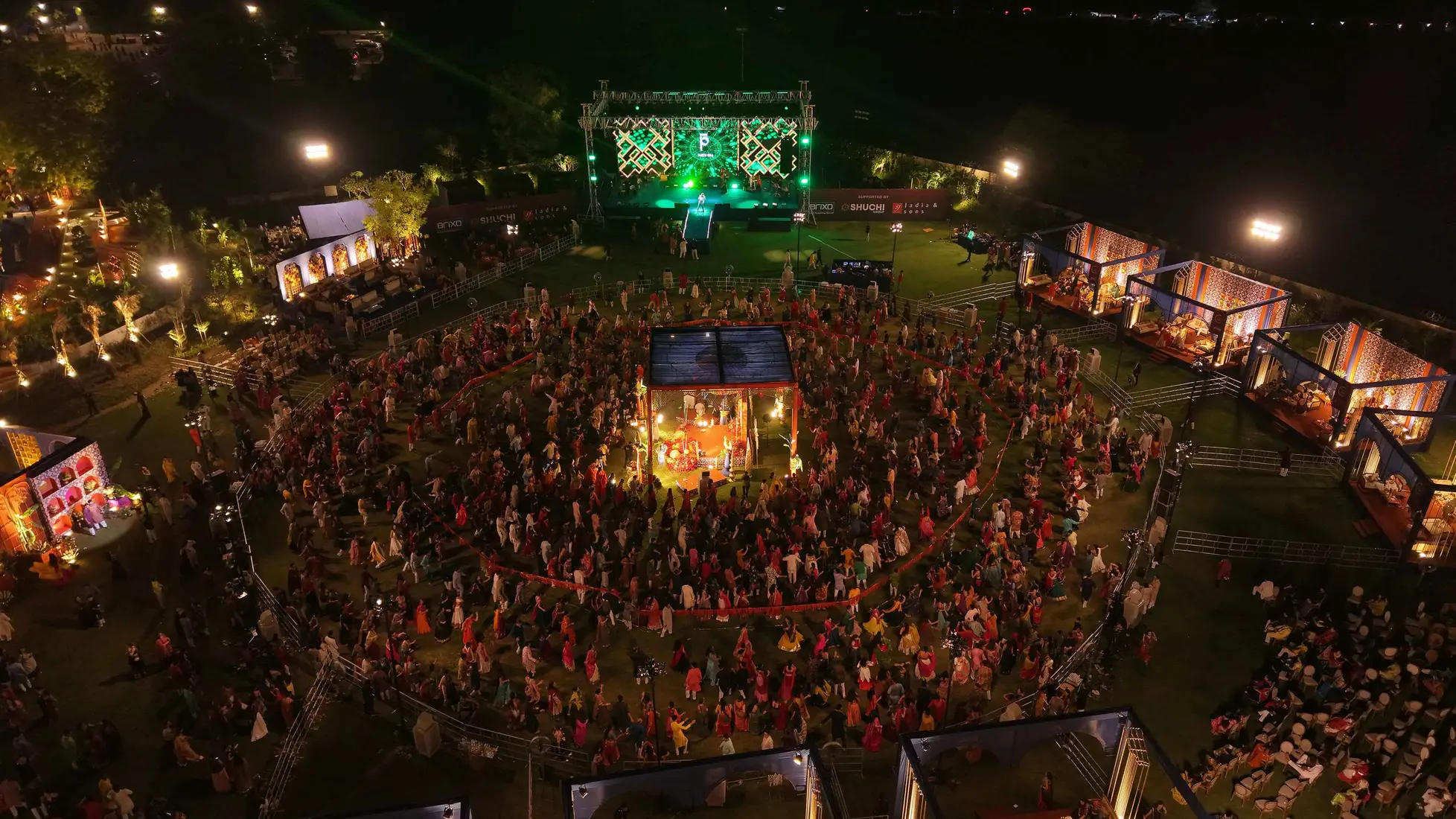 The circle after dark